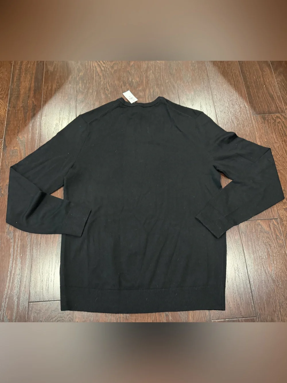 Banana Republic Men Medium Tall Black Baruffo Italian Merino000000000000000